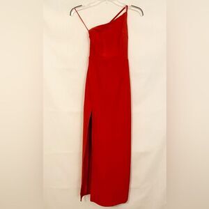 Abercrombie & Fitch Elegant Red Evening Dress size xxs. Stretch.